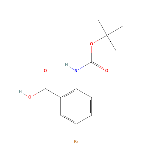 Benzoic acid,5-bromo-2-[[(1,1-dimethylethoxy)carbonyl]amino]-(9CI) (CAS: 306937-20-2) - Related Chemical Product