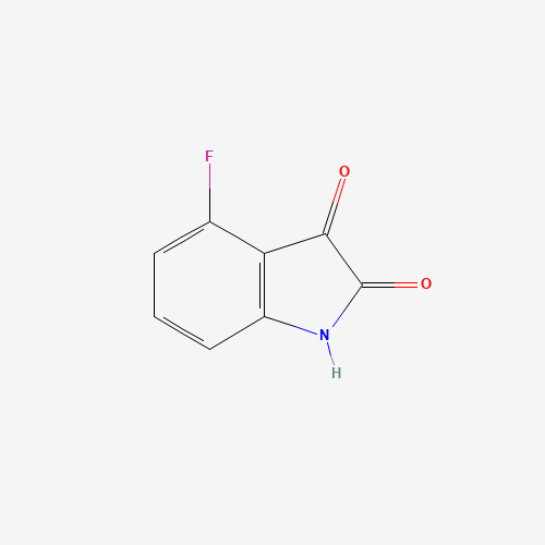 4-Fluoroindoline-2,3-dione (CAS: 346-34-9) - Chemical Structure and Molecular Formula 