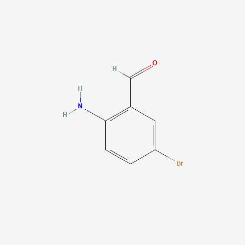 2-Amino-5-bromobenzaldehyde (CAS: 29124-57-0) - Chemical Structure and Molecular Formula 