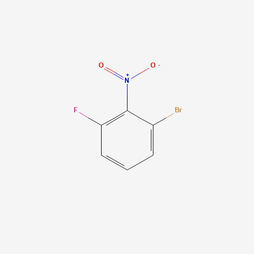 1-Bromo-3-fluoro-2-nitrobenzene (CAS: 886762-70-5) - Chemical Structure and Molecular Formula 