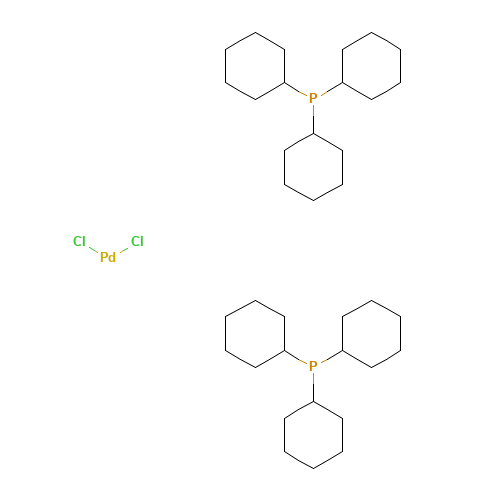DICHLOROBIS(TRICYCLOHEXYLPHOSPHINE)PALLADIUM(II) (CAS: 29934-17-6) - Related Chemical Product
