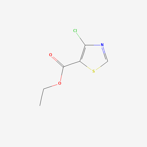 ETHYL 4-CHLOROTHIAZOLE-5-CARBOXYLATE (CAS: 444909-55-1) - Chemical Structure and Molecular Formula 