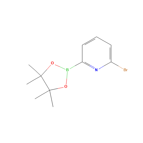 6-Bromopyridine-2-boronic acid pinacol ester (CAS: 651358-83-7) - Chemical Structure and Molecular Formula 