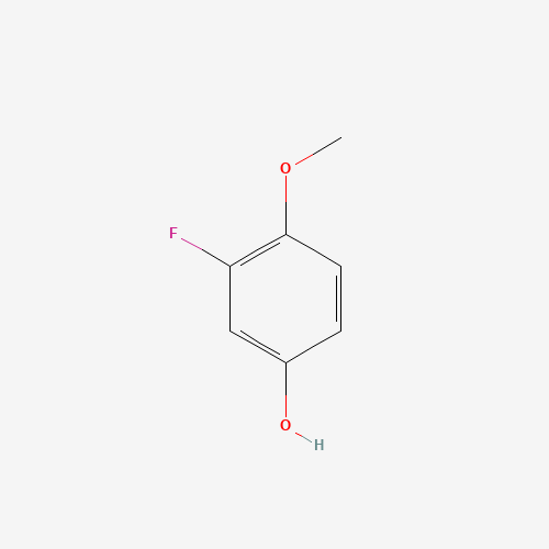 3-FLUORO-4-METHOXYPHENOL (CAS: 452-11-9) - Chemical Structure and Molecular Formula 