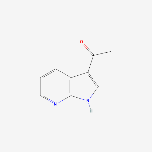Ethanone,1-(1H-pyrrolo[2,3-b]pyridin-3-yl)-(9CI) (CAS: 83393-46-8) - Chemical Structure and Molecular Formula 