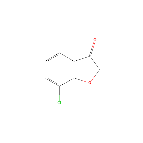 5,7-DIFLUORO-BENZOFURAN-3-ONE (CAS: 3260-94-4) - Chemical Structure and Molecular Formula 
