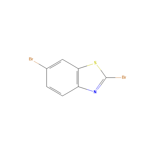 2,6-DIBROMOBENZOTHIAZOLE (CAS: 408328-13-2) - Chemical Structure and Molecular Formula 