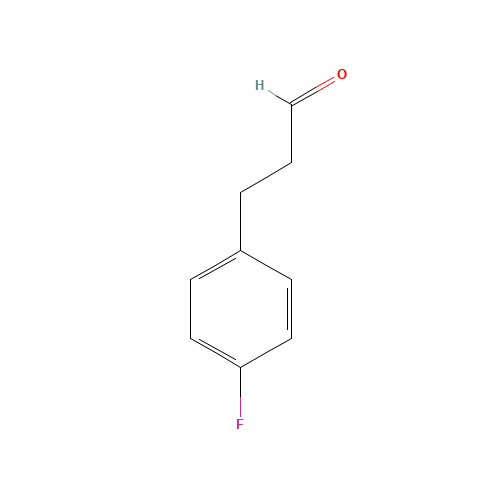 3-(4-FLUORO-PHENYL)-PROPIONALDEHYDE (CAS: 63416-70-6) - Chemical Structure and Molecular Formula 