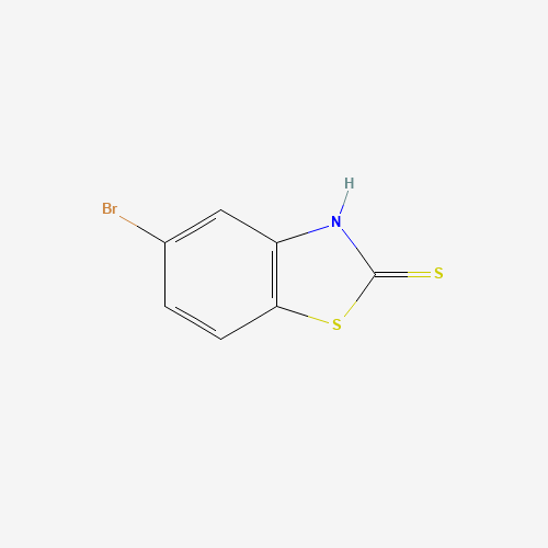5-Bromo-2-mercaptobenzothiazole (CAS: 71216-20-1) - Chemical Structure and Molecular Formula 