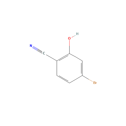 4-BROMO-2-HYDROXYBENZONITRILE (CAS: 288067-35-6) - Chemical Structure and Molecular Formula 