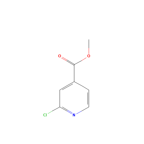 METHYL 2-CHLOROISONICOTINATE (CAS: 58481-11-1) - Chemical Structure and Molecular Formula 
