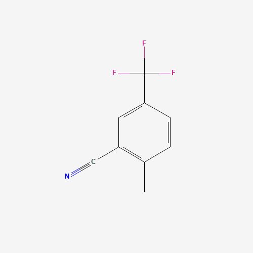2-METHYL-5-(TRIFLUOROMETHYL)BENZONITRILE (CAS: 261952-03-8) - Chemical Structure and Molecular Formula 