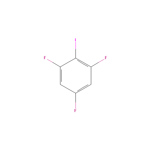 2,4,6-TRIFLUOROIODOBENZENE (CAS: 41860-63-3) - Chemical Structure and Molecular Formula 
