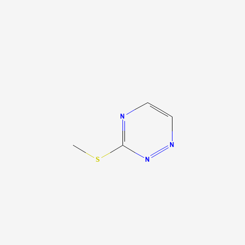 3-Methylthio-1,2,4-triazine (CAS: 28735-21-9) - Chemical Structure and Molecular Formula 