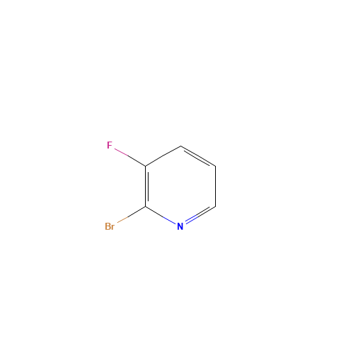 2-Bromo-3-fluoropyridine (CAS: 40273-45-8) - Chemical Structure and Molecular Formula 