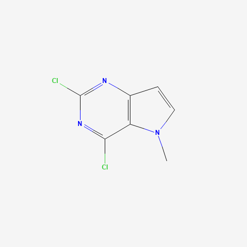 2,4-Dichloro-5-methyl-5H-pyrrolo[3,2-d]pyrimidine (CAS: 129872-81-7) - Related Chemical Product