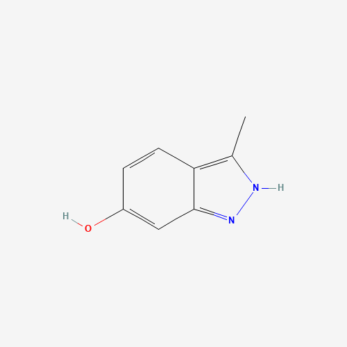 6-Hydroxy-3-methylindazole (CAS: 201286-99-9) - Chemical Structure and Molecular Formula 