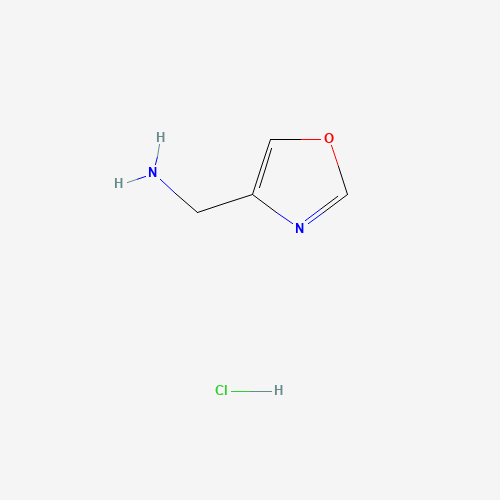 4-Oxazolemethanamine,hydrochloride chemical structure 4-Oxazolemethanamine,hydrochloride (CAS: 847490-98-6) - Chemical Structure and Molecular Formula