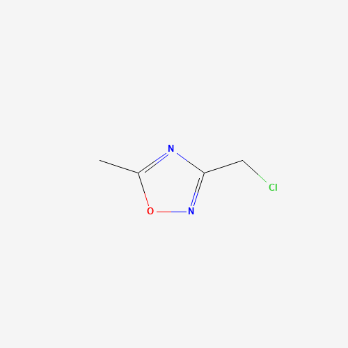 3-(CHLOROMETHYL)-5-METHYL-1,2,4-OXADIAZOLE chemical structure 3-(CHLOROMETHYL)-5-METHYL-1,2,4-OXADIAZOLE (CAS: 1192-80-9) - Chemical Structure and Molecular Formula