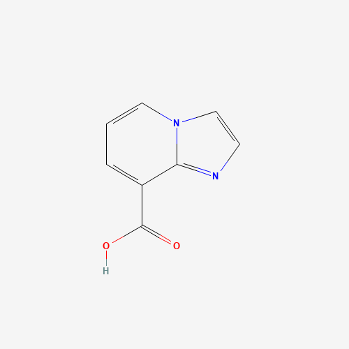 IMIDAZO[1,2-A]PYRIDINE-8-CARBOXYLIC ACID (CAS: 133427-08-4) - Chemical Structure and Molecular Formula 