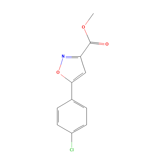 Methyl5-(4-chlorophenyl)isoxzole-3-carboxylate (CAS: 176593-36-5) - Related Chemical Product