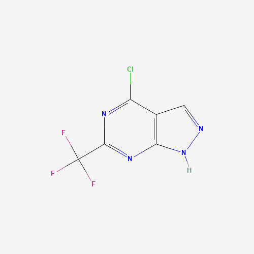 4-CHLORO-6-(TRIFLUOROMETHYL)-1H-PYRAZOLO[3,4-D]PYRIMIDINE (CAS: 1780-80-9) - Related Chemical Product