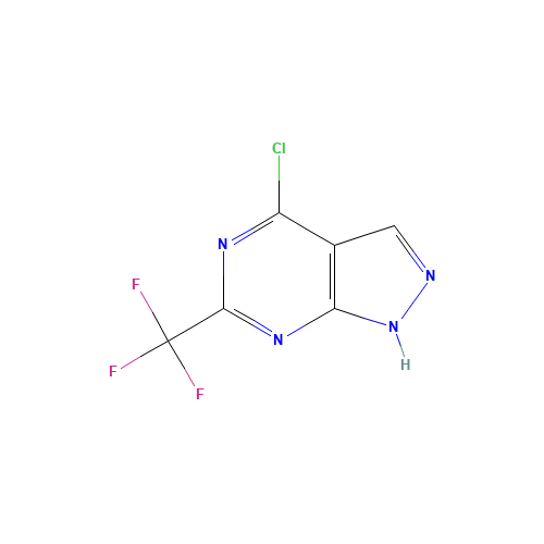 4-CHLORO-6-(TRIFLUOROMETHYL)-1H-PYRAZOLO[3,4-D]PYRIMIDINE (CAS: 1780-80-9) - Related Chemical Product