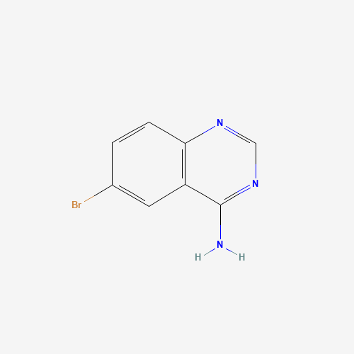 6-BROMO-QUINAZOLIN-4-YLAMINE chemical structure 6-BROMO-QUINAZOLIN-4-YLAMINE (CAS: 21419-48-7) - Chemical Structure and Molecular Formula
