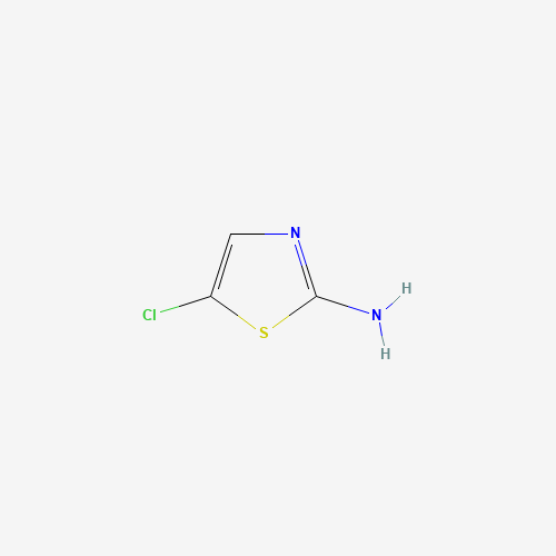 2-AMINO-5-CHLOROTHIAZOLE (CAS: 41663-73-4) - Chemical Structure and Molecular Formula 