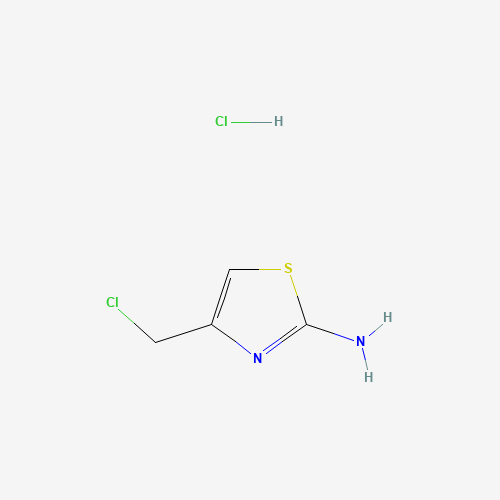 2-Amino-4-chloromethythiazole hydrochloride (CAS: 59608-97-8) - Chemical Structure and Molecular Formula 