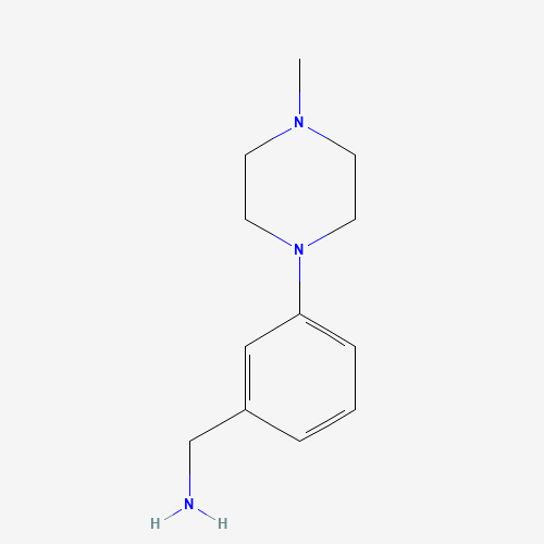 1-[3-(4-Methylpiperazin-1-yl)phenyl]methanamine (CAS: 672325-37-0) - Related Chemical Product