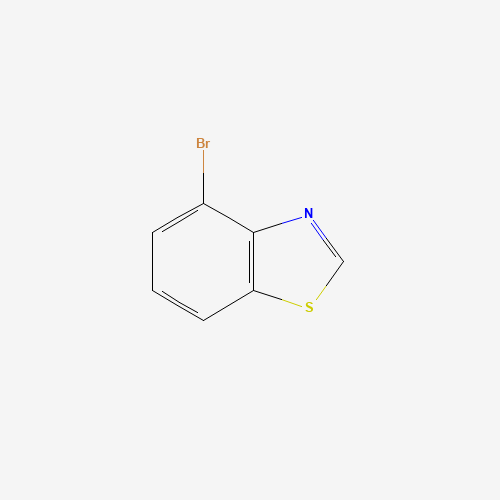 Benzothiazole,4-bromo-(7CI,8CI) (CAS: 767-68-0) - Chemical Structure and Molecular Formula 