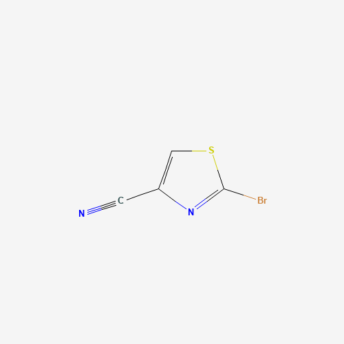 2-BROMO-4-CYANOTHIAZOLE (CAS: 848501-90-6) - Chemical Structure and Molecular Formula 