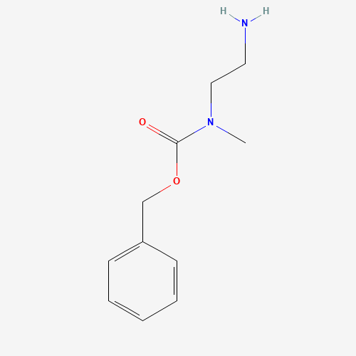 Cbz-N-Methylethylenediamine (CAS: 19023-94-0) - Chemical Structure and Molecular Formula 