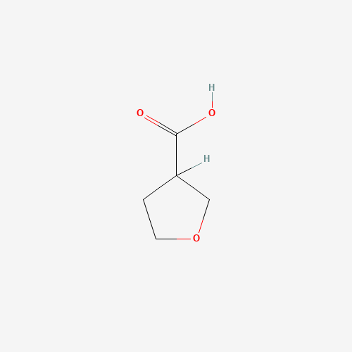 TETRAHYDRO-3-FUROIC ACID (CAS: 89364-31-8) - Chemical Structure and Molecular Formula 