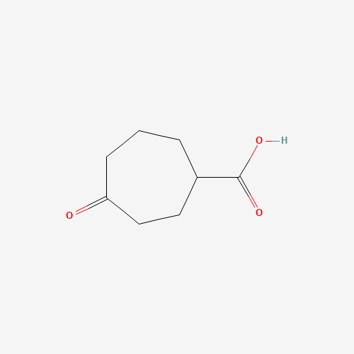 4-OXO-2-CARBOXYCYCLOHEPTANE (CAS: 90482-29-4) - Chemical Structure and Molecular Formula 