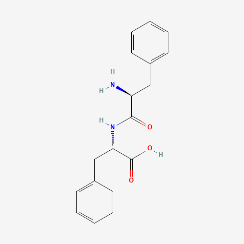 H-PHE-PHE-OH (CAS: 2577-40-4) - Chemical Structure and Molecular Formula 