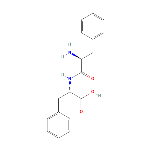 H-PHE-PHE-OH (CAS: 2577-40-4) - Chemical Structure and Molecular Formula 