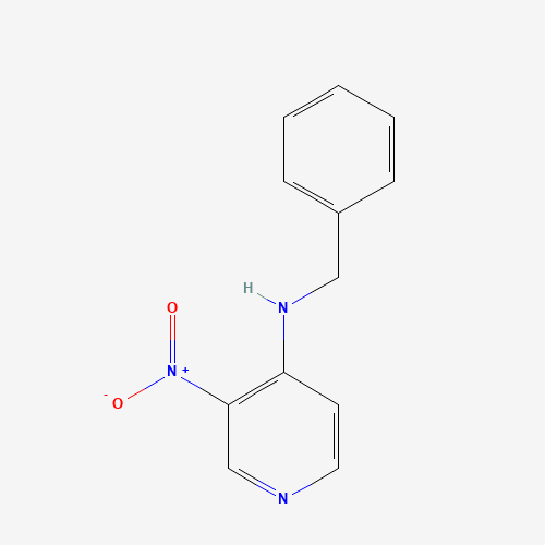 4-BENZYLAMINO-3-NITROPYRIDINE (CAS: 100306-70-5) - Chemical Structure and Molecular Formula 