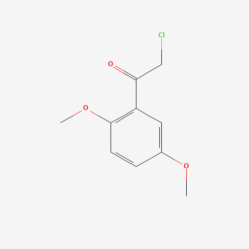 2-CHLORO-1-(2,5-DIMETHOXYPHENYL)ETHANONE (CAS: 1204-22-4) - Chemical Structure and Molecular Formula 