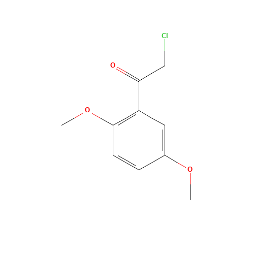 2-CHLORO-1-(2,5-DIMETHOXYPHENYL)ETHANONE (CAS: 1204-22-4) - Chemical Structure and Molecular Formula 