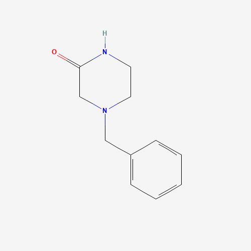 1-BENZYL-3-OXOPIPERAZINE (CAS: 13754-41-1) - Chemical Structure and Molecular Formula 