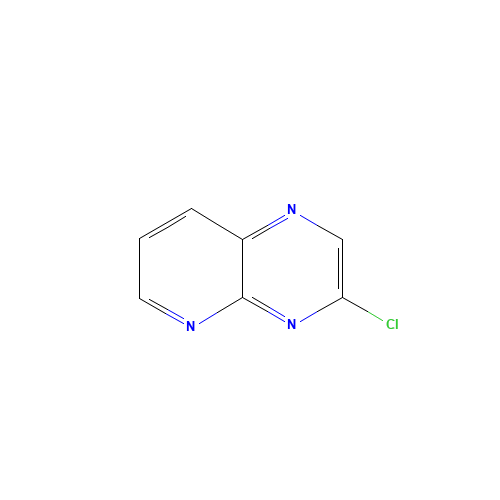 2-CHLORO-PYRIDO[2,3-B]PYRAZINE (CAS: 155535-23-2) - Chemical Structure and Molecular Formula 