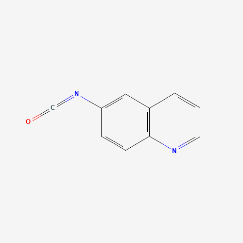 6-ISOCYANATOQUINOLINE (CAS: 160455-77-6) - Chemical Structure and Molecular Formula 
