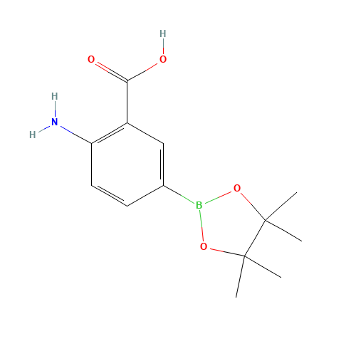 Benzoic acid,2-amino-5-(4,4,5,5-tetramethyl-1,3,2-dioxaborolan-2-yl) (CAS: 214360-71-1) - Related Chemical Product