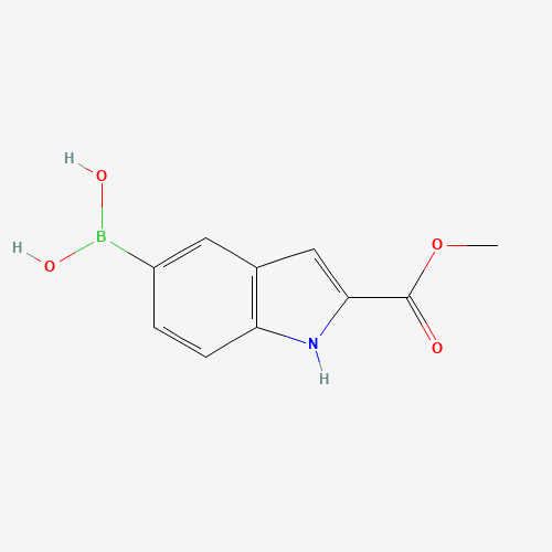 2-Methoxycarbonylindole-5-boronicacid (CAS: 284660-86-2) - Related Chemical Product