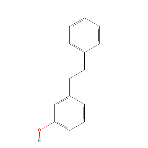 3-PHENETHYL-PHENOL (CAS: 33675-75-1) - Chemical Structure and Molecular Formula 