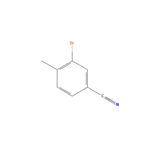 3-Bromo-4-methylbenzonitrile (CAS: 42872-74-2) - Chemical Structure and Molecular Formula 