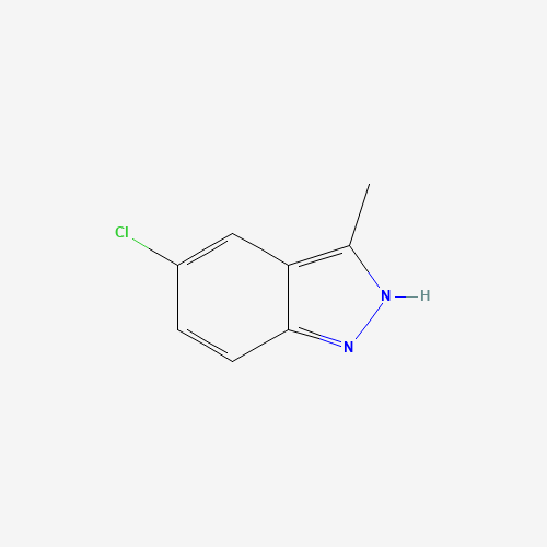 5-CHLORO-3-METHYL-1H-INDAZOLE (CAS: 945265-09-8) - Chemical Structure and Molecular Formula 