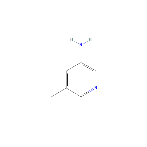 5-Methylpyridin-3-amine (CAS: 3430-19-1) - Chemical Structure and Molecular Formula 